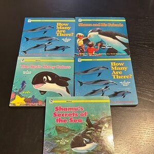 Sea World Books Shamu’s Little Library lot of 5